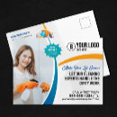 Search for cleaning service postcards Residential commercial cleaning