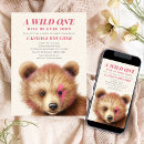 Search for cub baby shower invitations Woodland