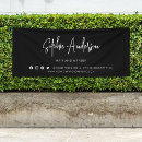 Search for business banners Black and white