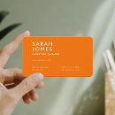 Search for neon orange business cards Colourful