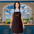 Search for hand lettered aprons Bakery
