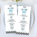 Search for gingham menus Baby shower