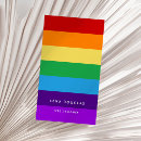 Search for gay pride business cards Rainbow flag