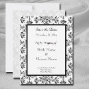 Search for white damask save invitations Elegant