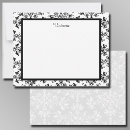 Search for damask pattern note cards Vintage