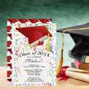 Search for red tassel graduation invitations Minimalist