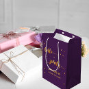 Search for purple and gold gift bags Dots