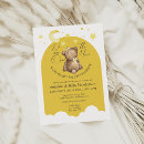 Search for yellow teddy bear invitations We can bearly wait