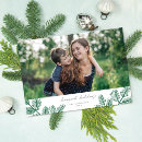 Search for evergreen christmas cards One photo