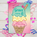 Search for ice cream sprinkles invitations Rainbow
