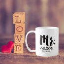Search for couple anniversary mugs Newlywed