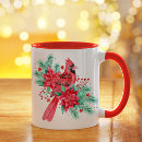Search for cardinal bird mugs Watercolor