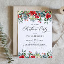 Search for flowers christmas invitations Floral