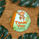 Search for monkey birthday party stickers Wild one