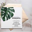 Search for monstera leaf wedding invitations Palm