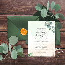 Search for greenery evening wedding invitations Budget