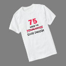 Search for 75th birthday mens tshirts Over the hill