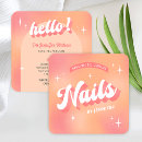 Search for manicure business cards Trendy