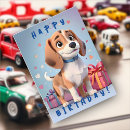 Search for cartoon dog birthday cards Kawaii
