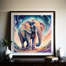 Search for abstract elephant posters Colorful