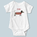 Search for dachshund baby bodysuits Cute