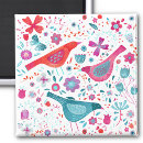 Search for green white pattern magnets Flower
