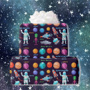 Search for spaceship wrapping paper Kids