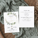 Search for all in one rustic wedding invitations Eucalyptus