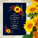 Search for navy blue and sunflower wedding invitations Roses