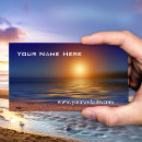 Search for tranquillity business cards Sea