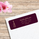 Search for violin return address labels Elegant