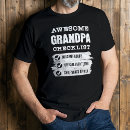 Search for funny grandpa tshirts Black and white