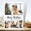 Search for black and white photo christmas cards Modern