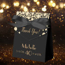 Search for black and gold favour boxes Trendy