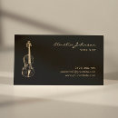 Search for stringed instruments business cards Modern