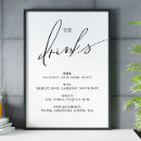 Search for open bar reception party drink menus Drinks are on us