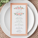 Search for blush and sage green wedding menus Watercolor floral