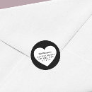 Search for heart return address stickers Minimalist