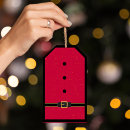 Search for black santa gift tags Red