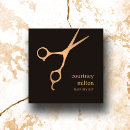 Search for black and gold business cards Hairdresser