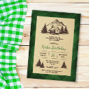 Search for cabin party invitations Outdoors