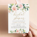 Search for blush bridal shower invitations Gold