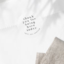 Search for black thank you wedding stickers Minimal