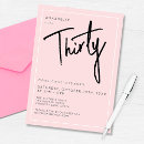 Search for digital 30th birthday invitations Thirtieth