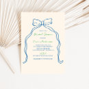 Search for blue bridal shower invitations Bow