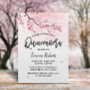 Search for cherry blossom quinceanera invitations Elegant