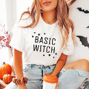 Search for halloween womens tshirts Basic witch