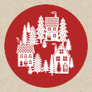 Search for round snowman stickers Winter