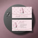 Search for home baker business cards Cake designer