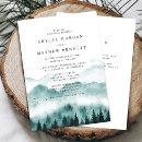 Search for pine tree wedding invitations Classic